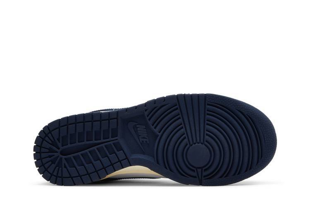Кроссовки Nike Dunk Low "Midnight Navy And White" (Женская размерная сетка)