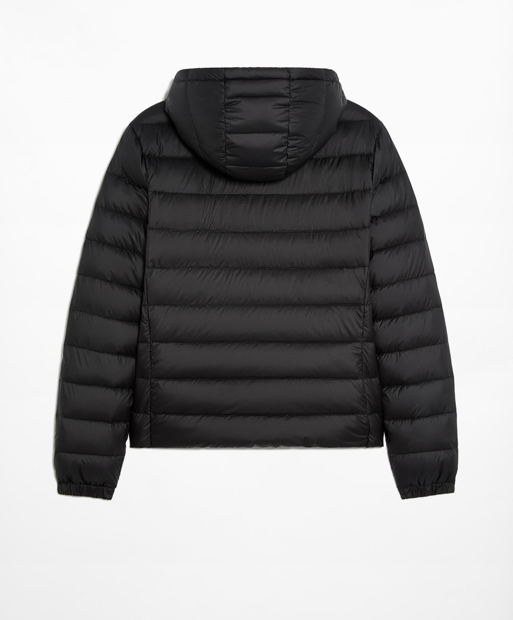 Oysho Водоотталкивающая куртка с легким наполнителем из 100%-го пуха, черный