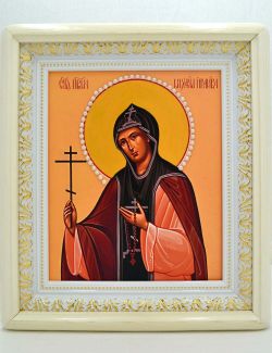 Икона преподобномученицы Михаилы ручной работы.