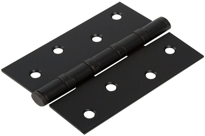 Петля универсальная, врезная (Черный матовый)