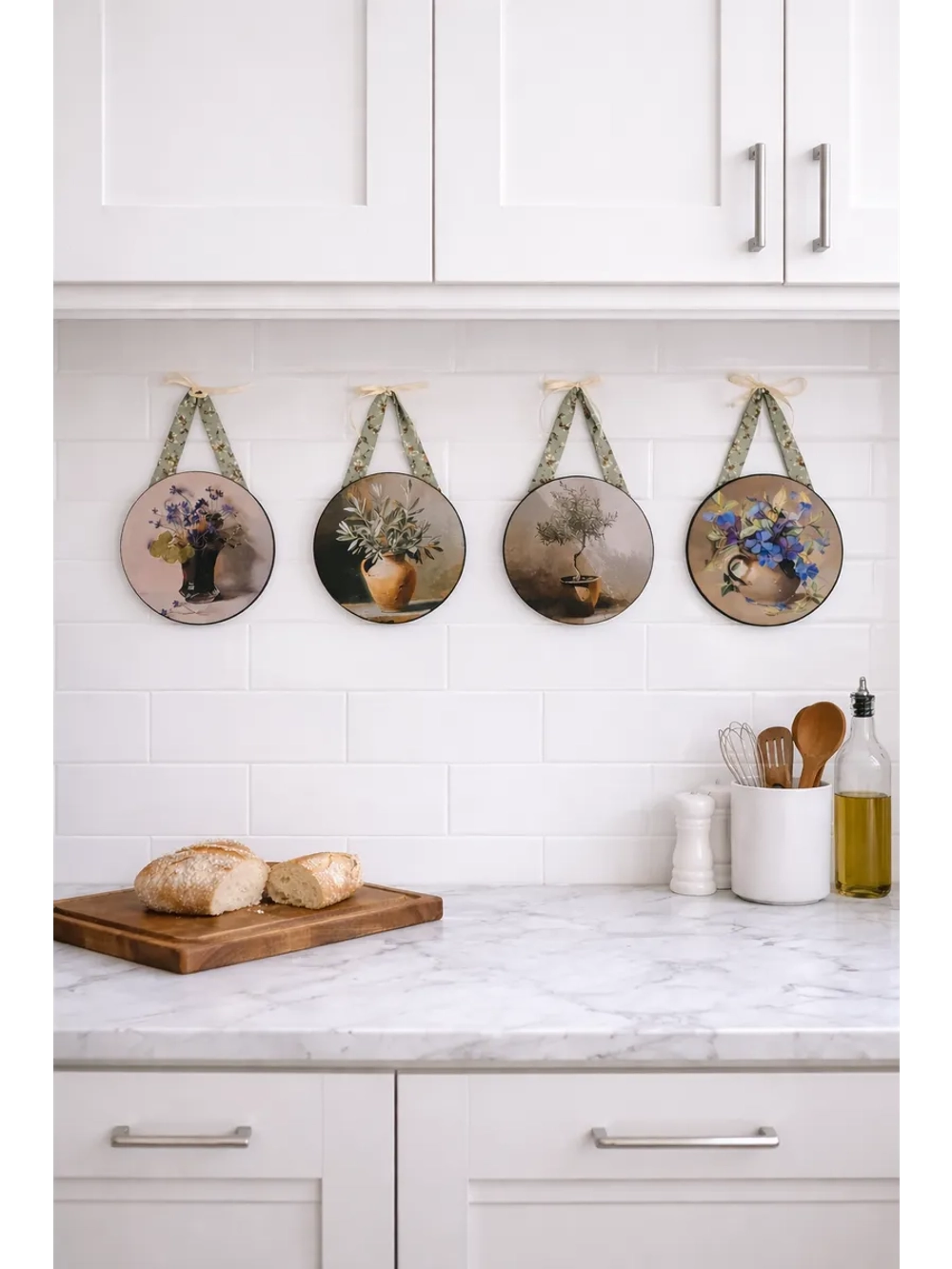 Набор настенных панно 18.5 см, 4 штуки в наборе