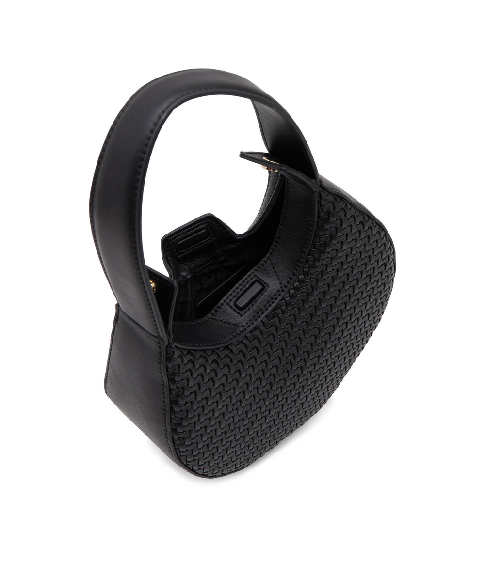 Кожаная сумка хобо Patrizia Pepe - черный(8B0074 E043)