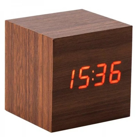 Часы-будильник электронные настольные VST869-1 красные цифры (Дата, Температура, Календарь Питание 5В/3*ААА)