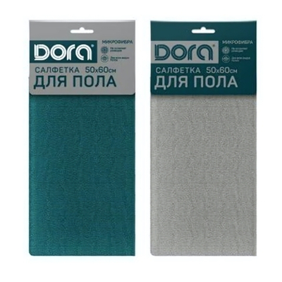 Салфетка из микрофибры Dora Pro "Для пола", 50х60см