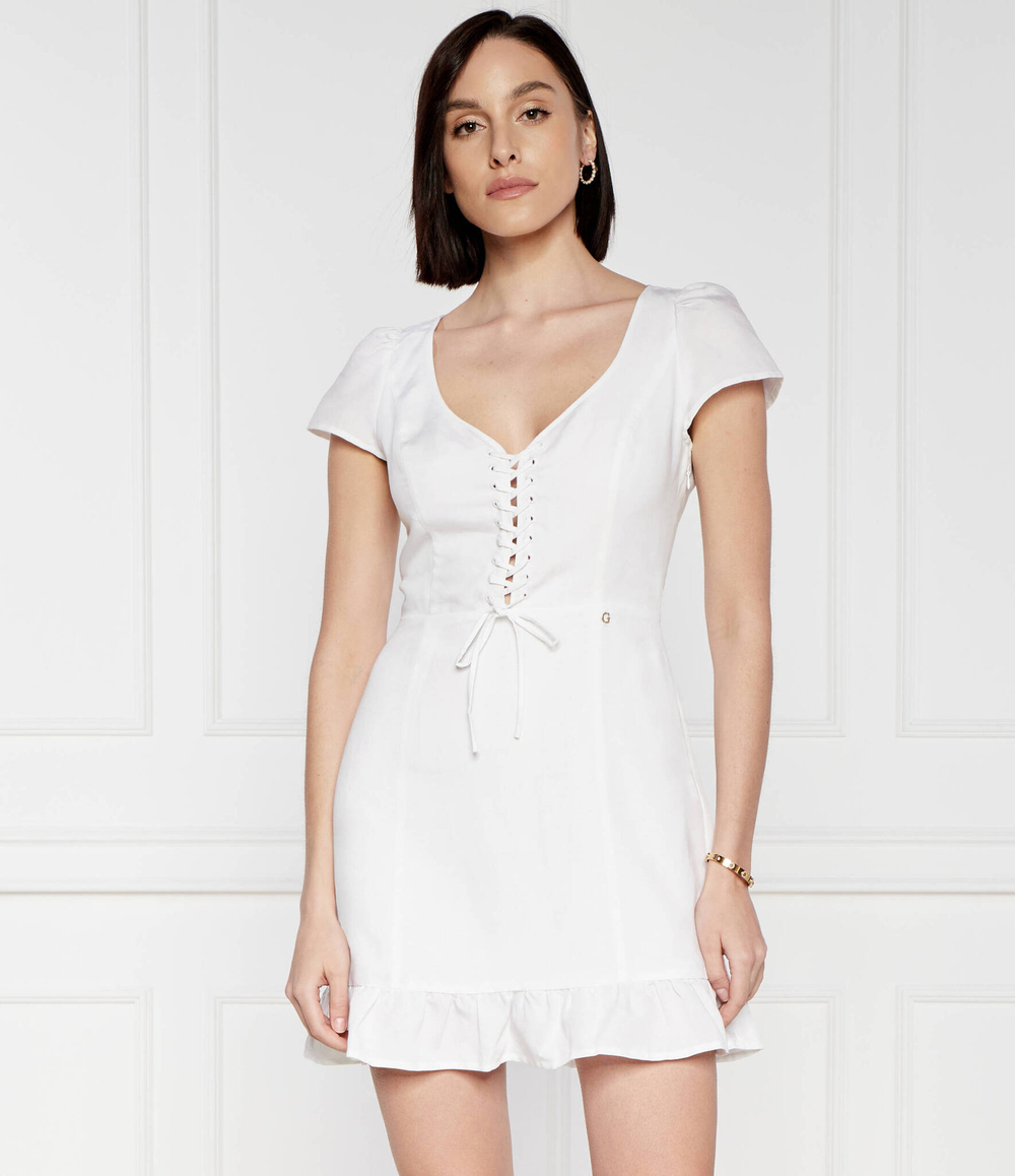 Платье FEDERICA GUESS - белый(W4GK98 WG7B0)