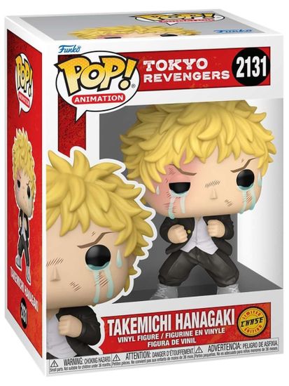 Фигурка Funko POP! Animation Tokyo Revengers Takemichi Hanagaki w/Chase (2131) 86760 / Фигурка Фанко ПОП! по мотивам аниме "Токийские мстители", Такемиччи (ЧЕЙЗ)