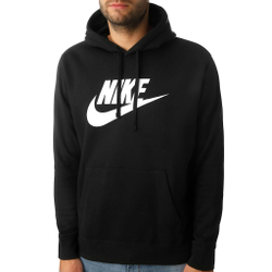 Мужская кофта теннисная Nike Sportswear Club Fleece Hoody Men - Black, White