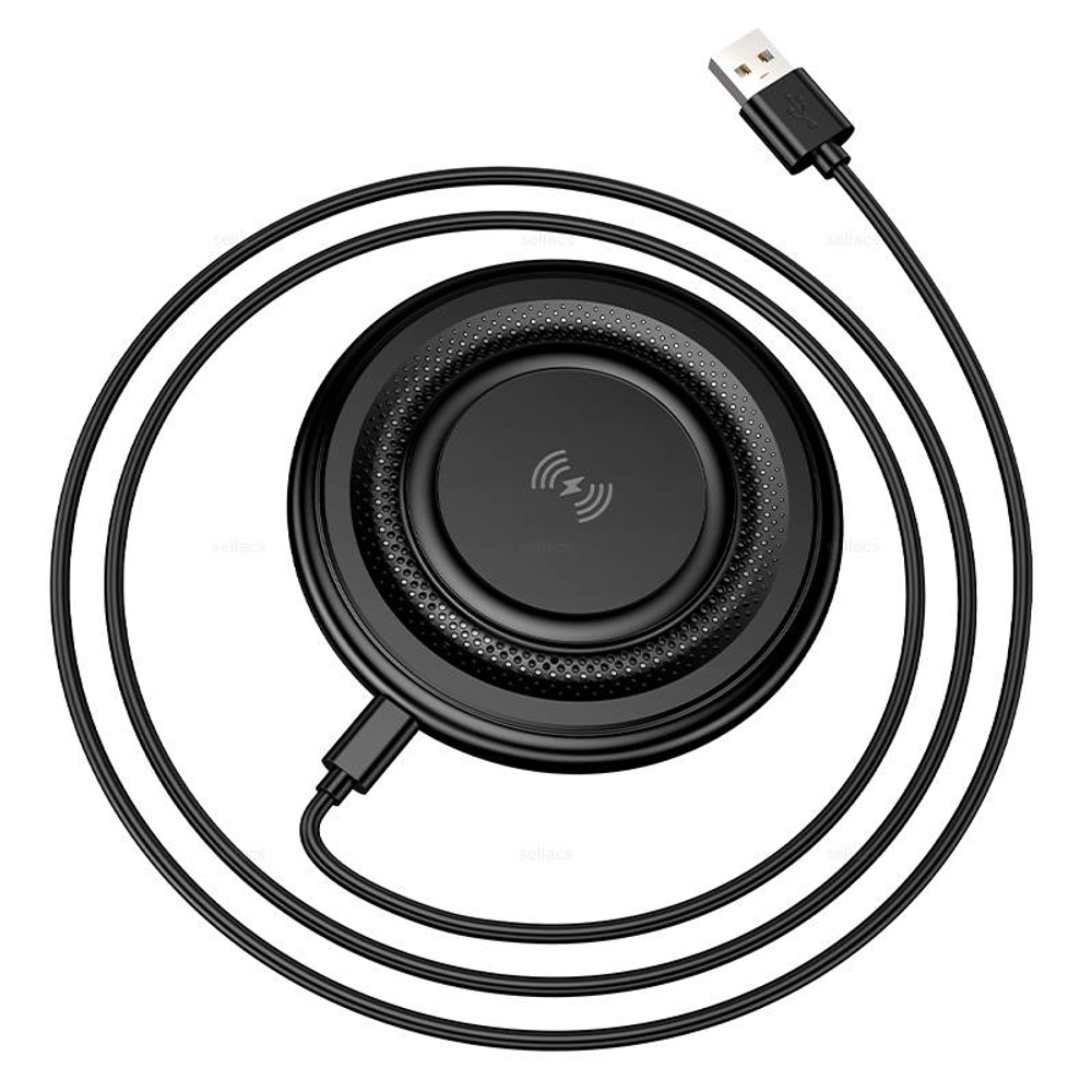 Беспроводная зарядка Borofone BQ40 (black)