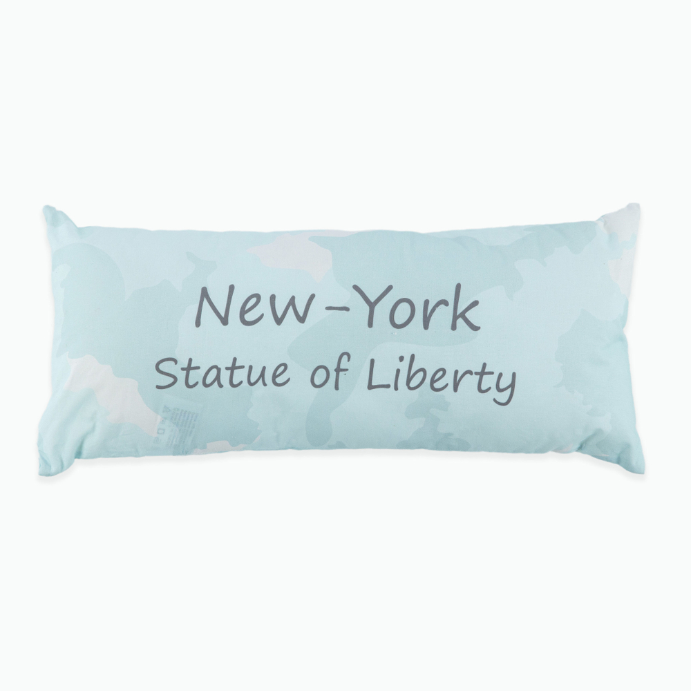Детская подушка-здание "Статуя Свободы" 22*50 см (принт 209-02) Adili