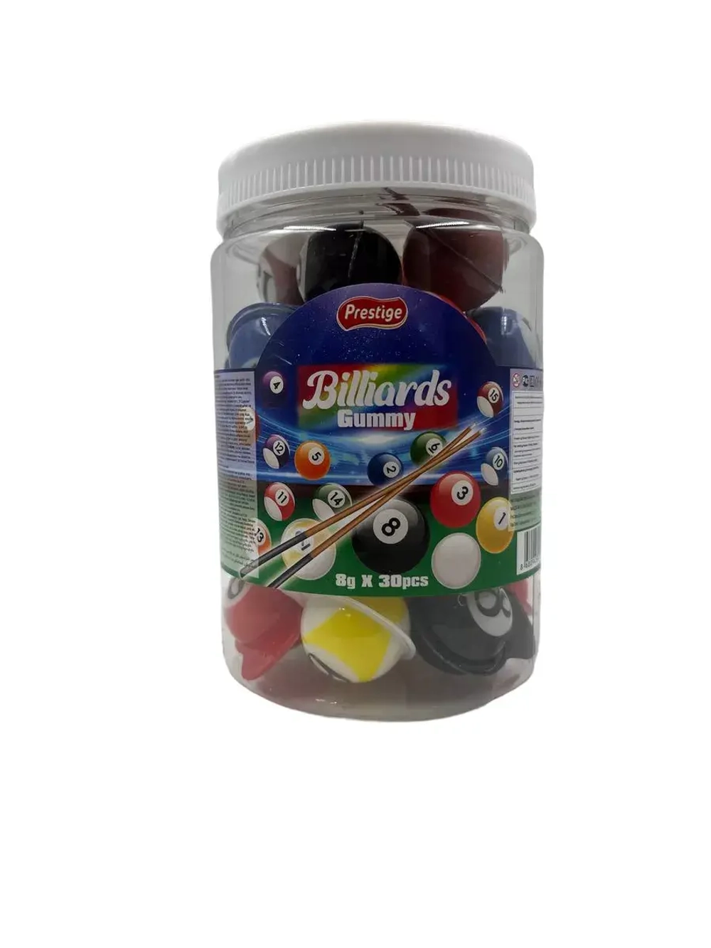 Жевательный мармелад "Биллиардные шары " 30шт