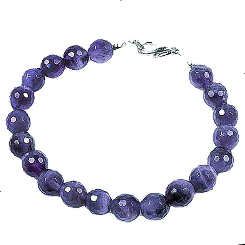 Браслет "Раут 8" аметист темный