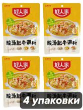 Приправа Teway для кисло-острого говяжьего супа 100 г x 4 шт