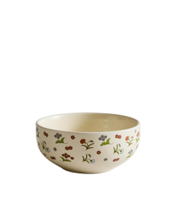 Zara Home миска из каменной керамики, цвет разноцветный, 14 см