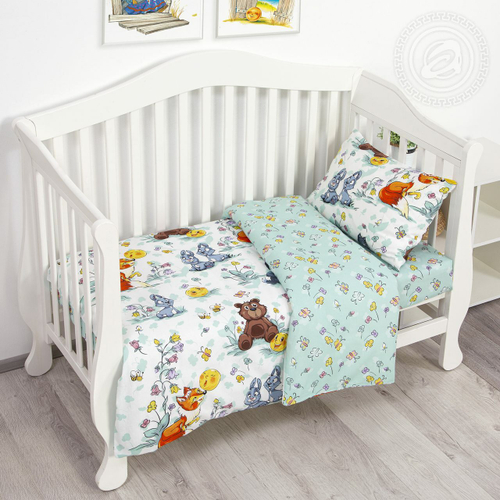 Детское постельное бельё Колобок БЯЗЬ ЯСЕЛЬНАЯ