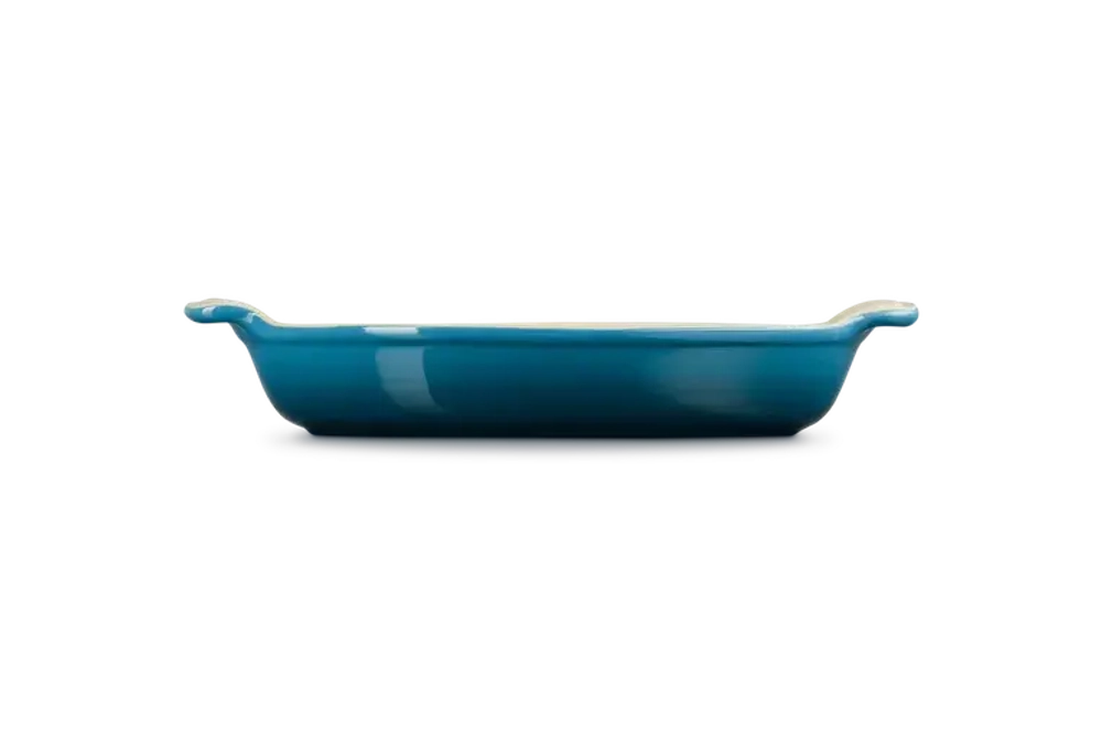Le Creuset Форма для выпечки 28см, овальная, темно-бирюзовая.