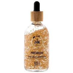 Увлажняющая ампульная сыворотка для лица с коллоидным золотом 24к и стимулирующим фитокомплексом