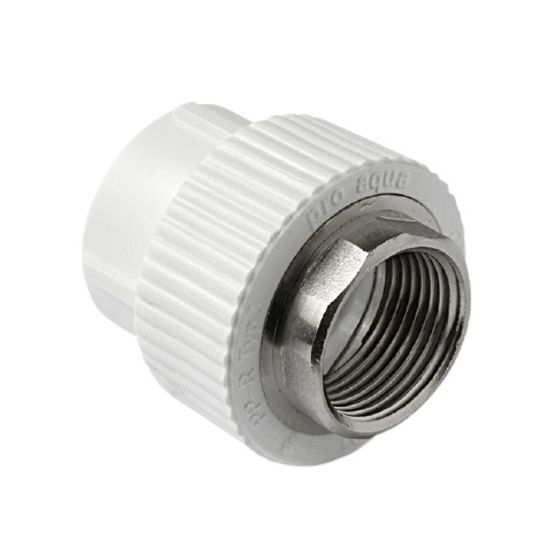Муфта комбинированная под ключ Pro Aqua 40х1" 1/4 ВР с внутренней резьбой полипропиленовая