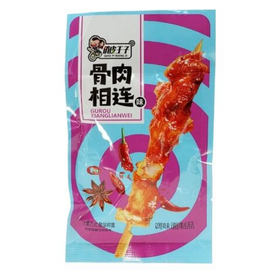 Соевая закуска Острые палочки голубая Qiao Pi Dou 22гр