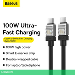 Кабель Baseus CoolPlay 2m Black (CAKW000301)