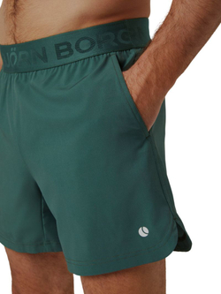 Мужские теннисные шорты Björn Borg Ace Short - зеленый
