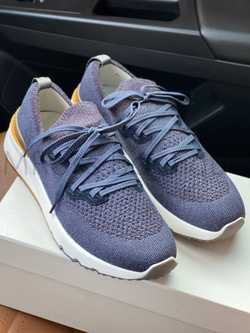 Мужские кроссовки Brunello Cucinelli синего цвета