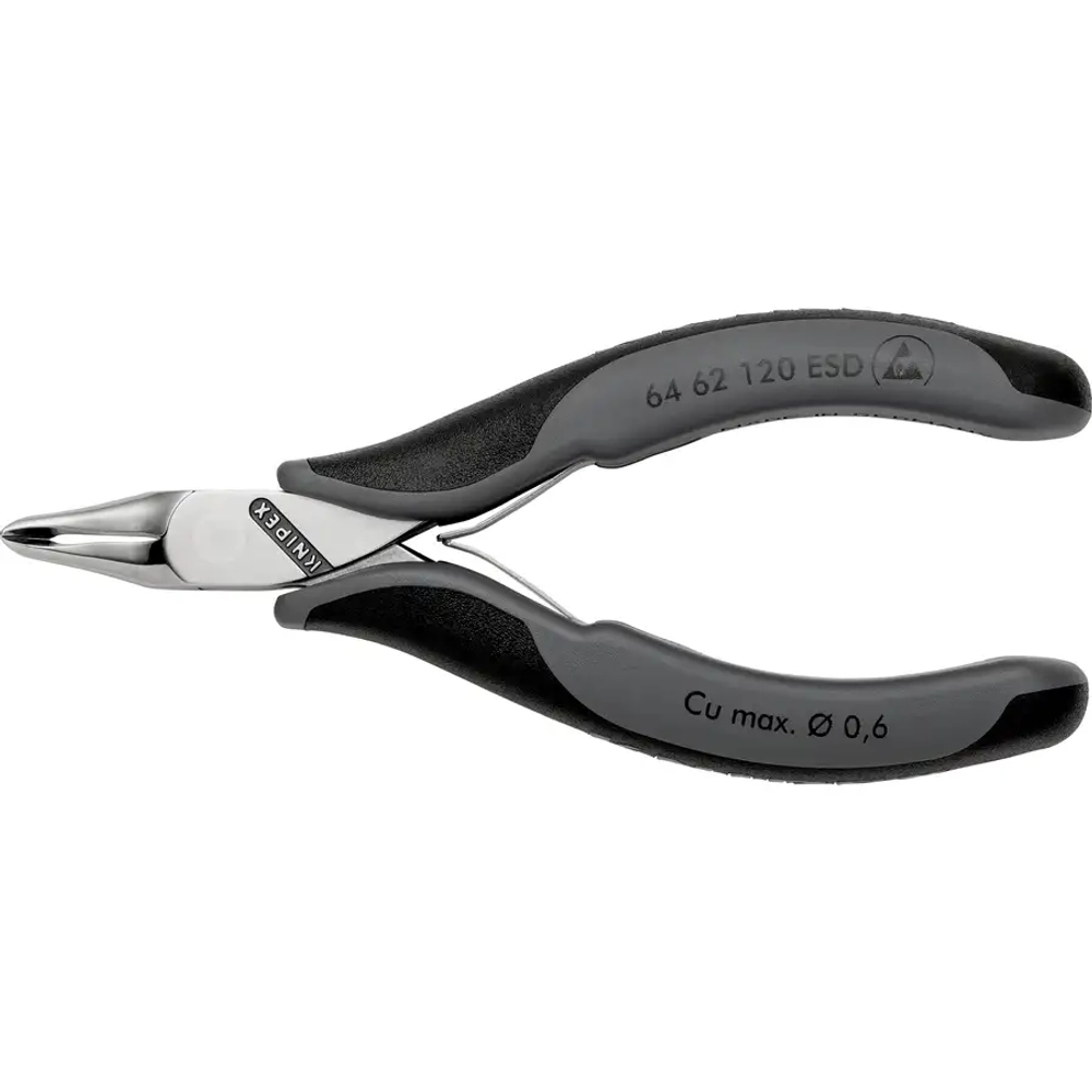 Кусачки торцевые для электроники антистатические 120 мм Knipex 64 62 120 ESD