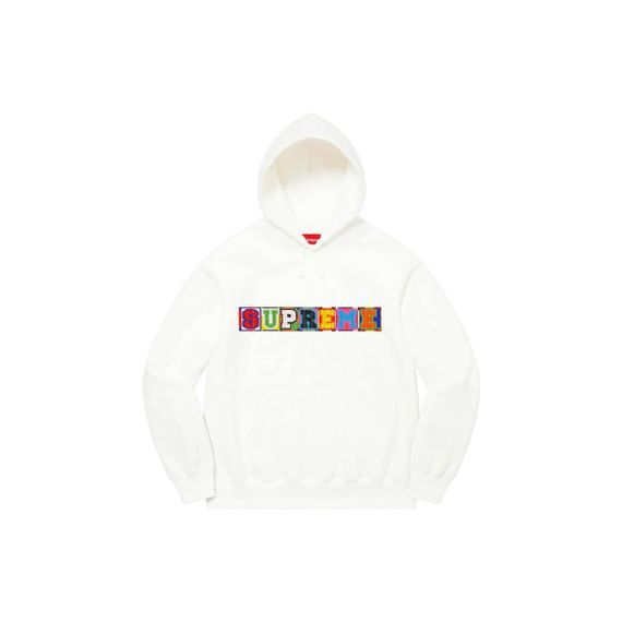 Supreme SS23 Week9 BEADED HOODED SWEATSHIRT Logo