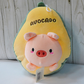 Мягкая игрушка "Авокадо со свинкой" 25 см
