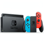 Игровая приставка Nintendo Switch OLED 64 ГБ, без игр, неоновый синий/неоновый красный