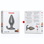 Черная анальная пробка с управлением через приложение (Цвет: черный)