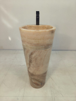 Раковина напольная из оникса Yellow ON-61358 (40*40*90)