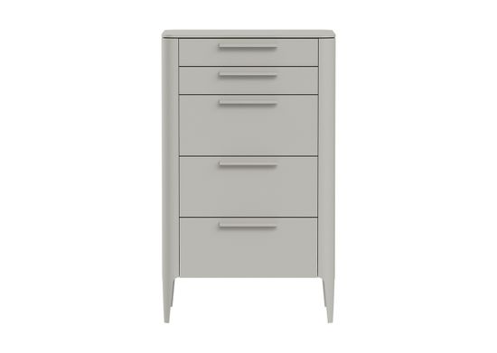 Комод Type высокии? 5 ящиков (серо-бежевый)