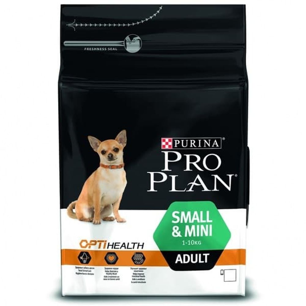 Pro Plan 7кг adult OptiHealth Small &amp; Mini для мелких пород собак Курица с рисом (12272582)