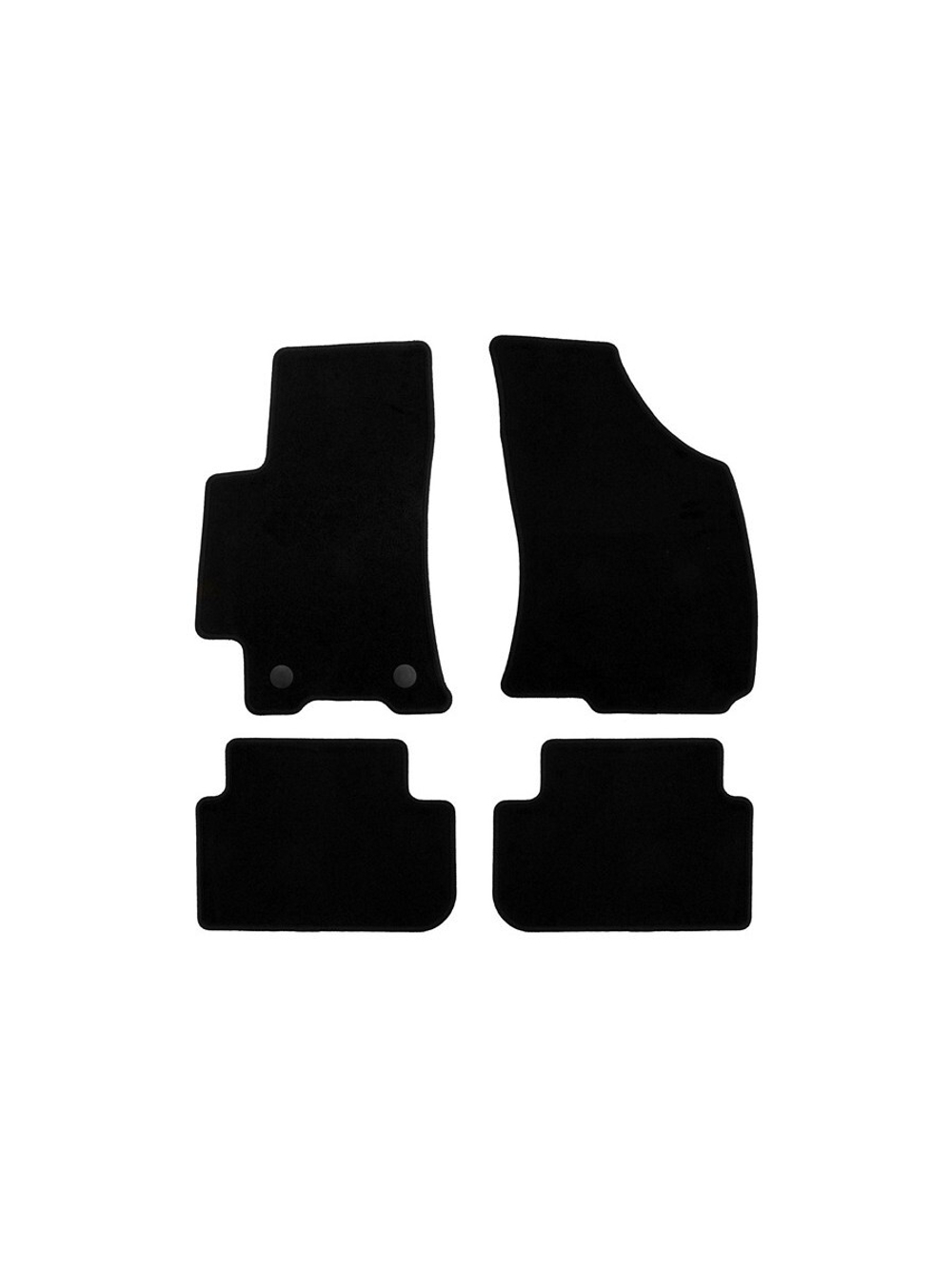 Коврики в салон для ZAZ Chance 2009-2014, седан, хэтчбек, 4 шт. (текстиль) KLEVER01680301200K