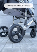 Коляска-трансформер Luxmom 558 2в1 Серый
