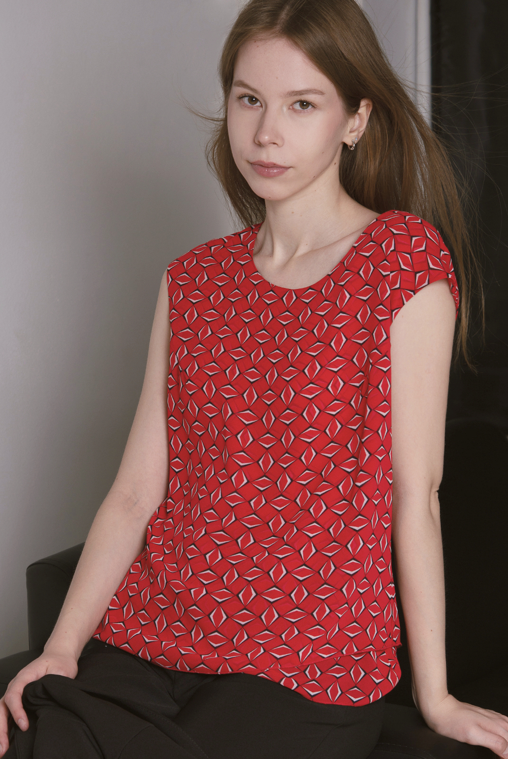 Блузка женская 915зр, Мозаика #284Мозв09915зр