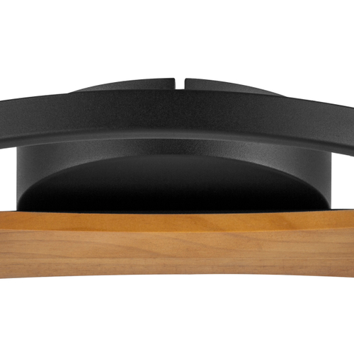 723027 Люстра LODI LED 25W 2000LM ЧЕРНЫЙ/ДЕРЕВО 3000K