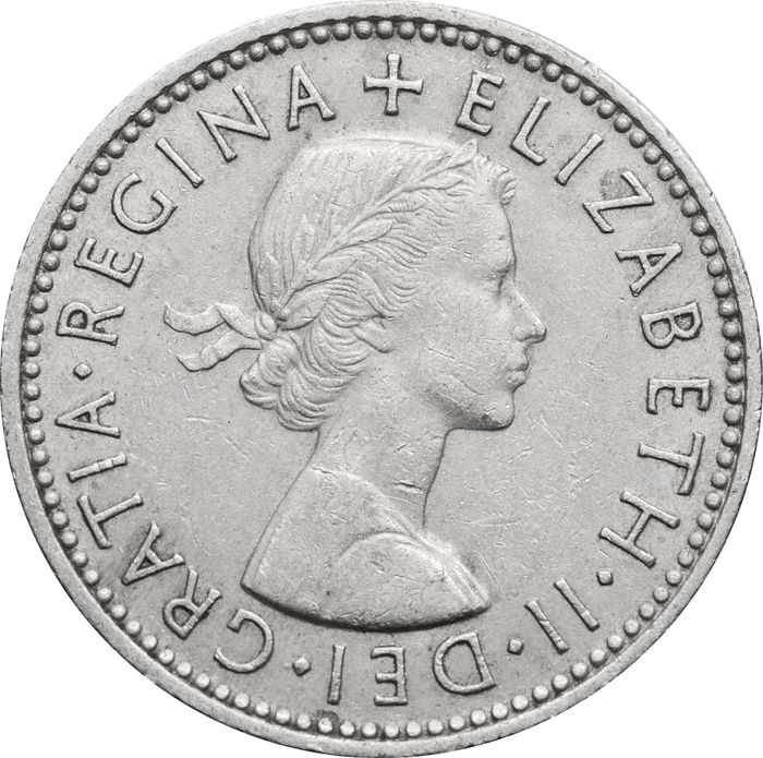 1 шиллинг 1955 Великобритания (Шотландский герб) XF