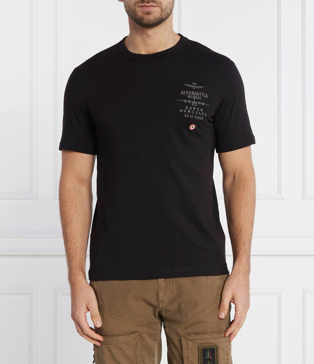 Футболка Aeronautica Militare - черный(TS2135J597)