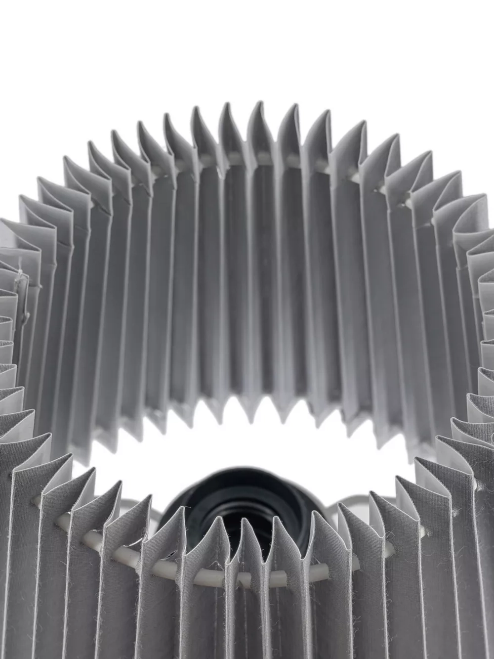 Торшер настольный с абажуром из ткани