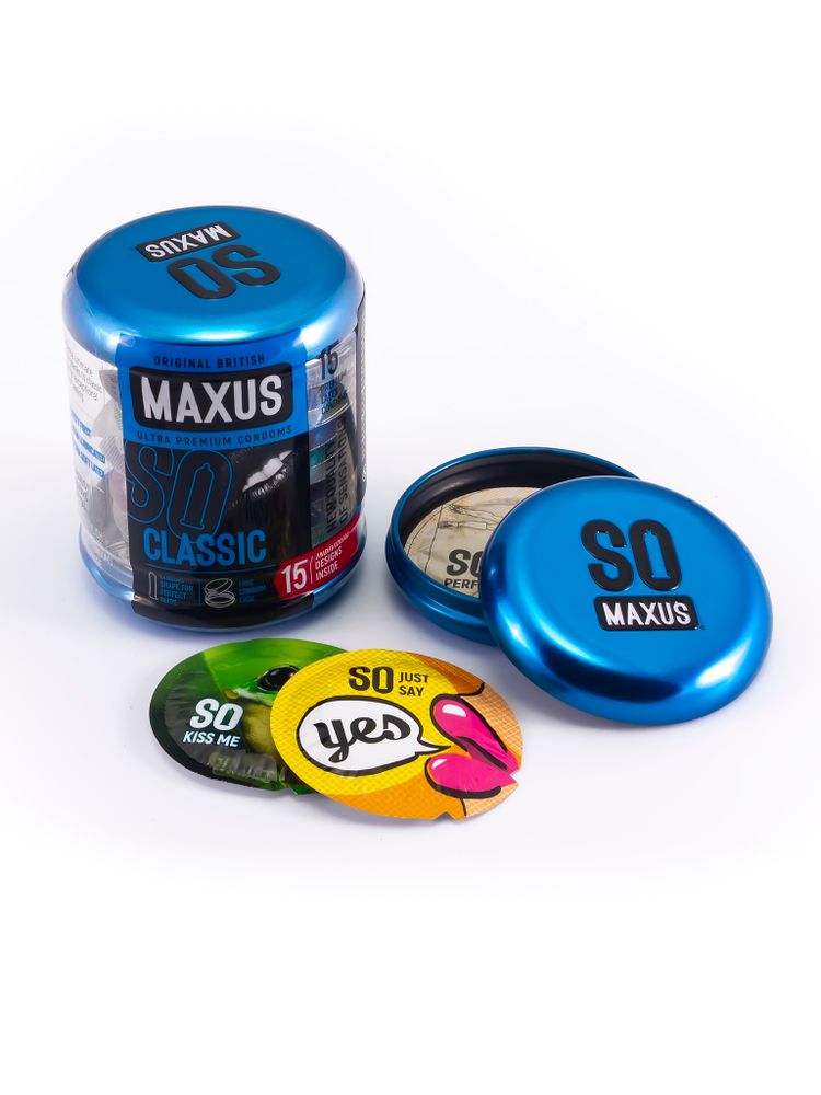 Презервативы классические MAXUS Classic 15 шт. (One Size)