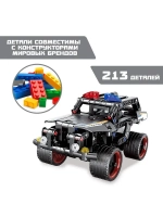 Конструктор полицейский внедорожник UNICON Mechanics, инерци