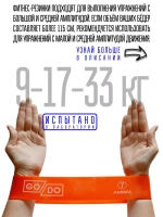 17-21-33 кг фитнес-резинки