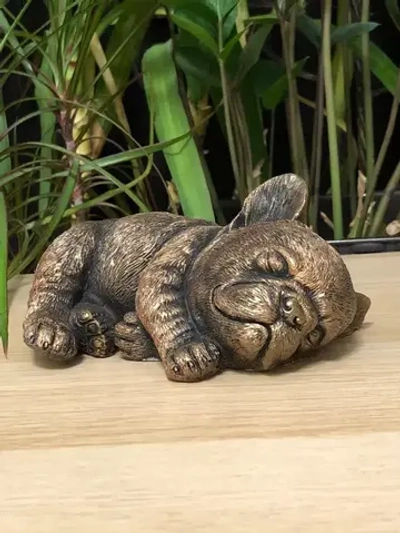 Статуэтка «Французский бульдог» Цвет : золото/черный