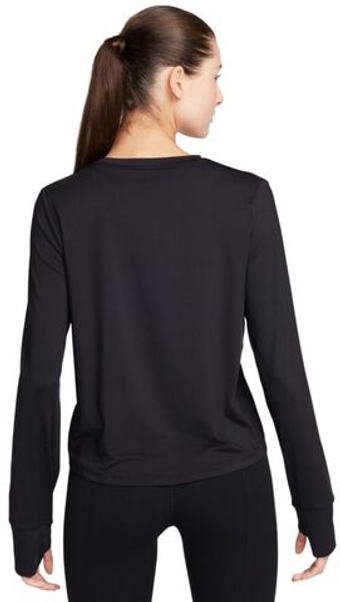 Женская теннисная футболка (dł. Рукава) Nike One Classic Dri-Fit Long-Sleeve - черный
