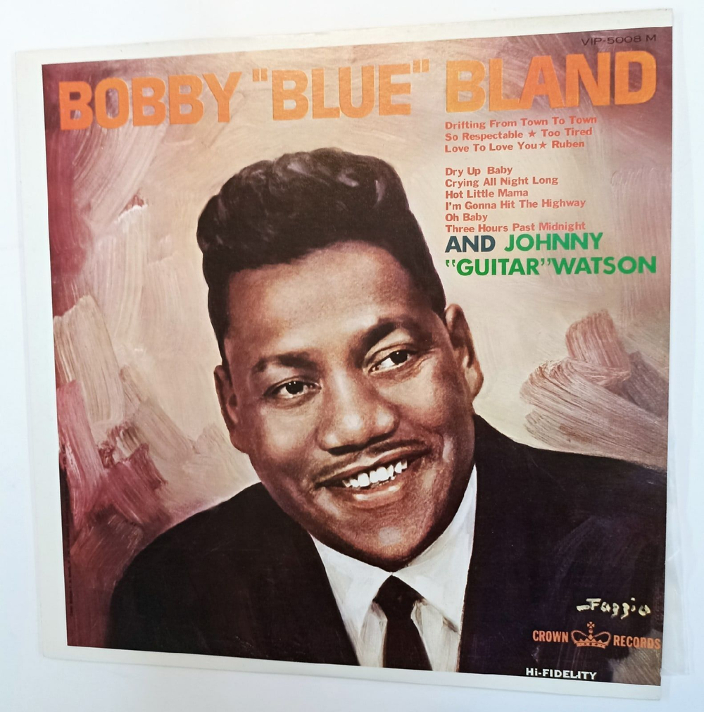 Винтажная виниловая пластинка Bobby Blue Bland And Johnny Guitar Watson (Japan 1977)