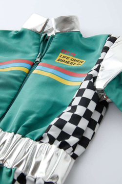 ZARA КОСТЮМ «ГОНЩИК», ЗЕЛЕНЫЙ