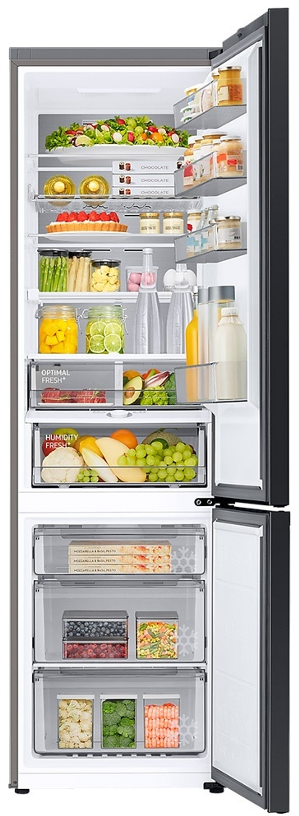 Холодильник Samsung RB38C7B6DAP/WT черный