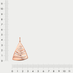 Подвеска женская из розового золота 585 пробы без вставок (арт. 901863-1000)