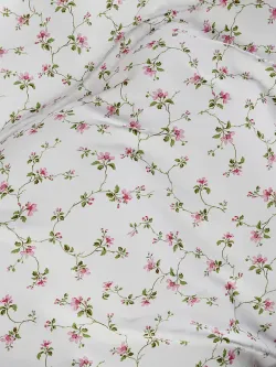 Ткань для рукоделия "Весенние цветы" Сказка перкаль, длина 1 м., ширина 2,2 м.